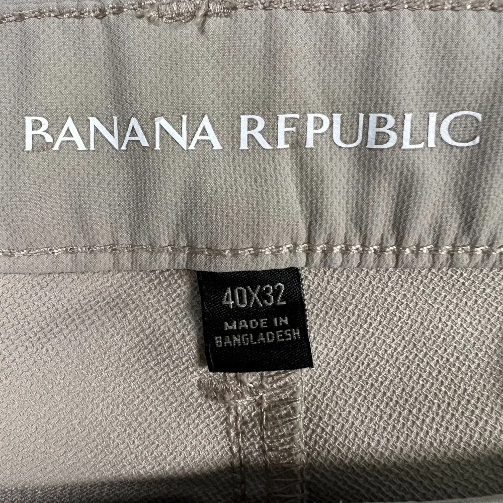Banana Republic Pants Men's 40x31 Performance Chino‎ Straight Golf Casual Travel
